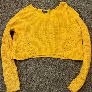 Yellow sweater!